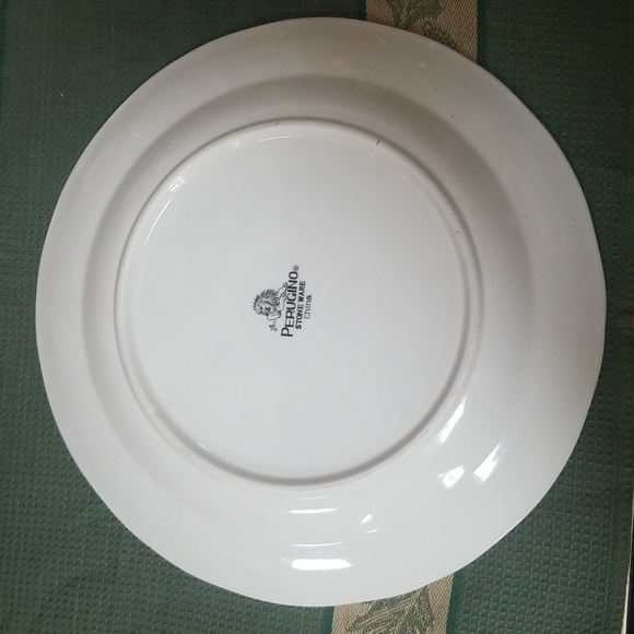 🌹RETRO PERUGINO STONEWARE PLATTER - Picture 5 of 6